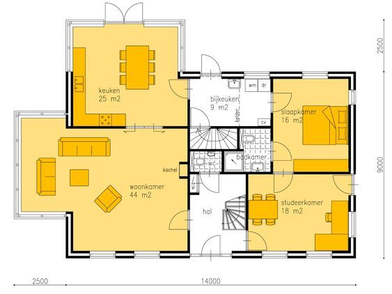 Plattegrond huis